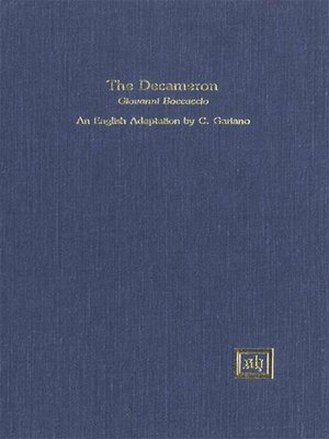 cover image of The Decameron